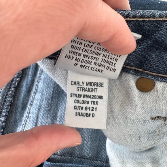 HUDSON Carly Straight Leg Mid-Rise Jeans 31 WM429DHK 27 - Picture 10 of 10